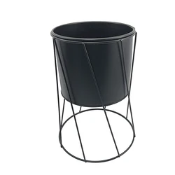 Modern Plant Stand Decorative Iron Metal Flower Rack Metal Floor Air Plant Stand Garden Pots & Planters