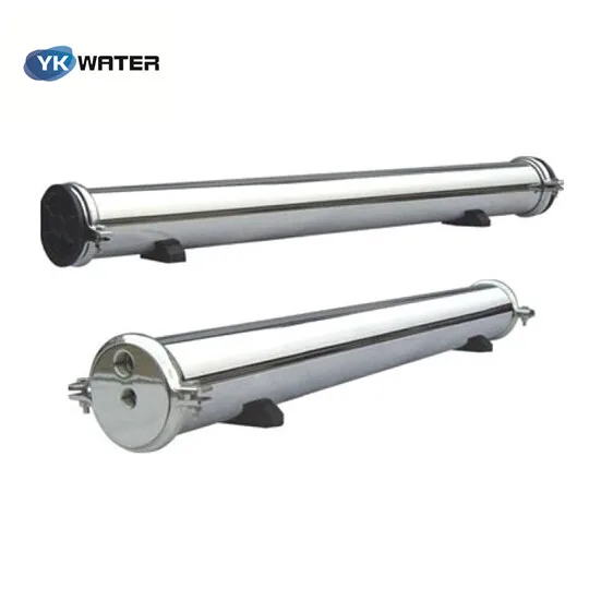 China Top No.1 Sales SUS304 SS316 2514 2521 4040 4080 RO Reverse Osmosis Membrane Housing With ABS SS End