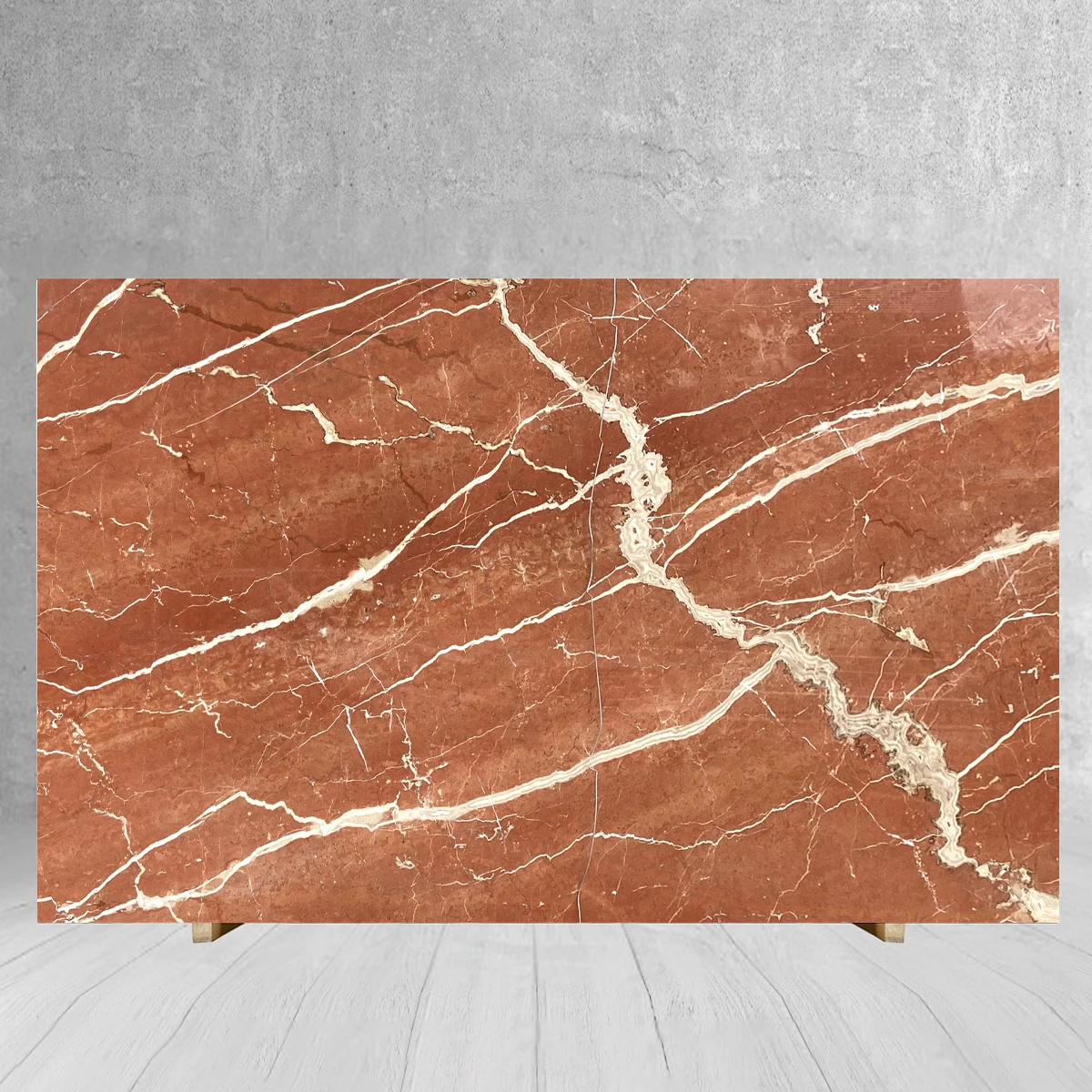 Luxury Stone Polished Glazed Orange Red Marble Slab Tiles For Kitchen Table Countertop Wall Hotel Villa Background