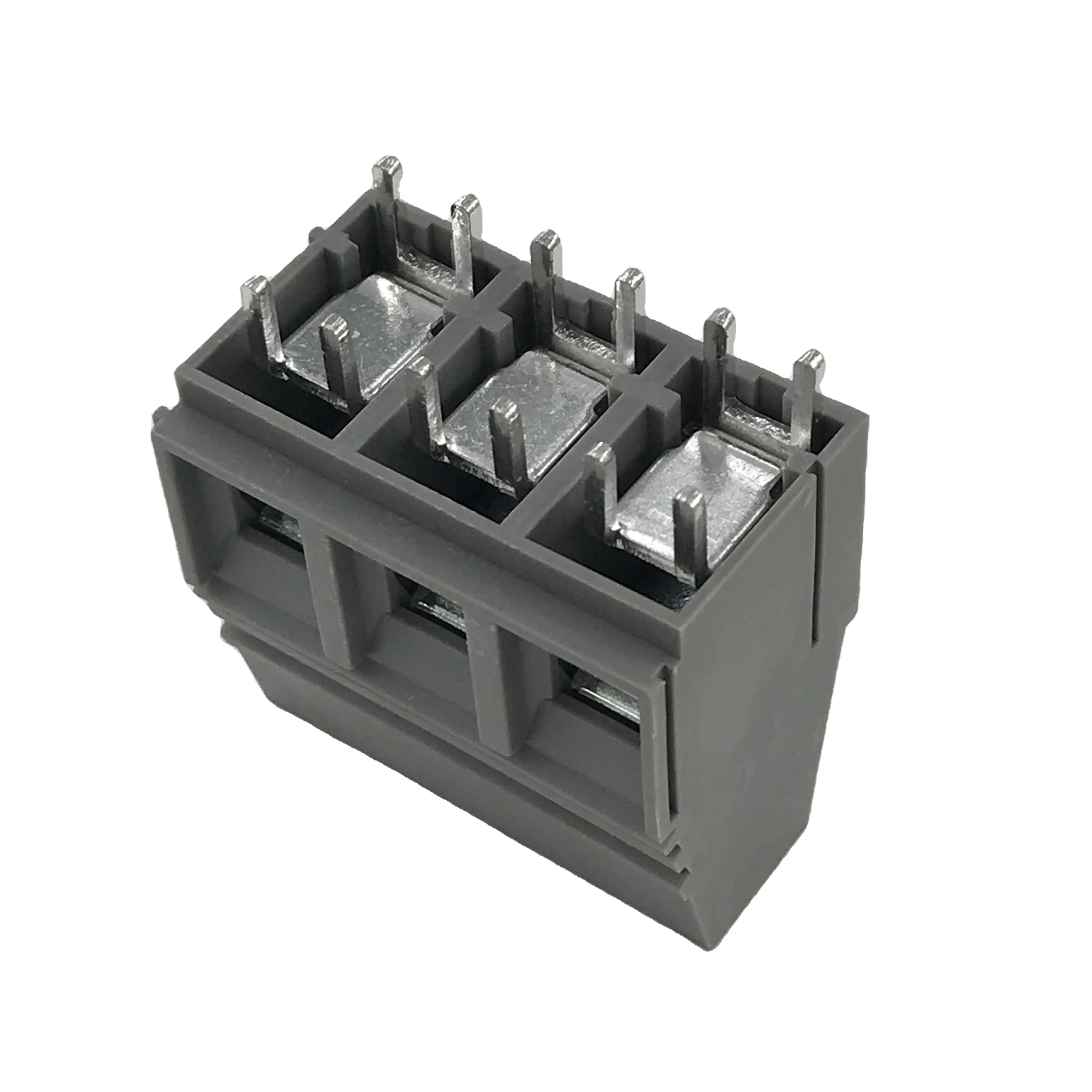 gray PCB 100 amp power terminal block screw XK1016B-10.16MM pitch 4 row vertical pin header with high voltage 650V 57A