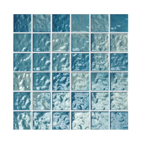 306x306mm Wholesale Price Mixed Blue Swimming Pool 6mm Mosaic Tiles Ceramic Tile For Bathroom (1600531551503)