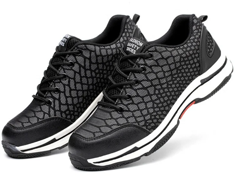 FUNTA leather work boot metal men boot ankle industrial security equipment cow leather work safety boots or work safety shoes