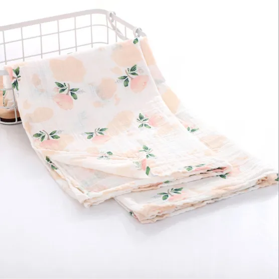 
Bamboo Baby Swaddling Blanket Muslin Wrap 