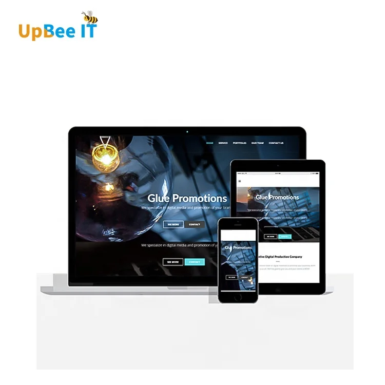 Website Design creator for online store products selling