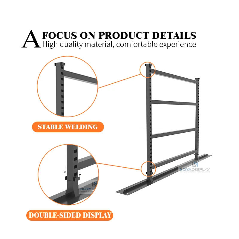 Customized New Spray Paint Big Quartz Granite Stone Display Rack Artificial Stand For Showroom