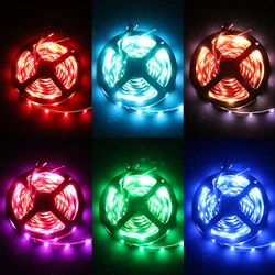 Dream Color Programmable 5050 Pixel RGBW Led Tape Light Colorful Digital UCS2904 Addressable Led Strip Light.