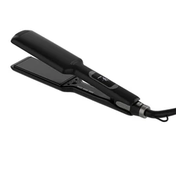 Titanium Flat Iron 2 inch Electric Hair Straightener Private Label Flat Iron Hair Straightener