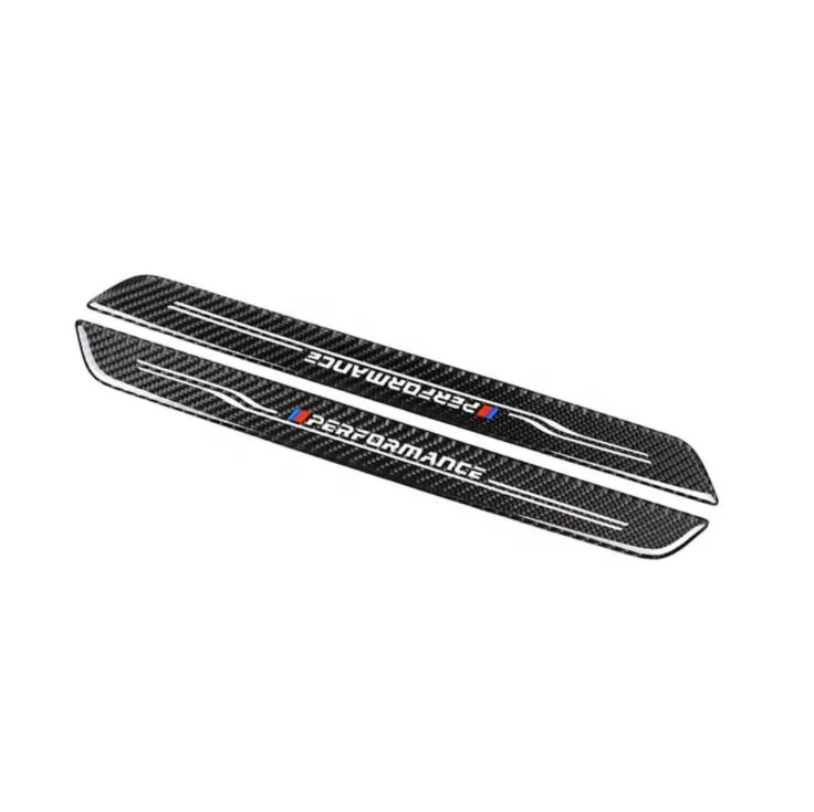 Door Sills Protector Cover Carbon Fiber Sticker For 08-14 BMW X5 E70/X6 E71 Car Decorative Trim Accessories