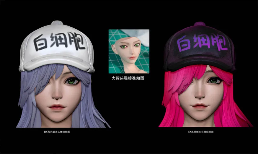 Japan Anime GK BL. CAWB sister 1:4 action figure for collection