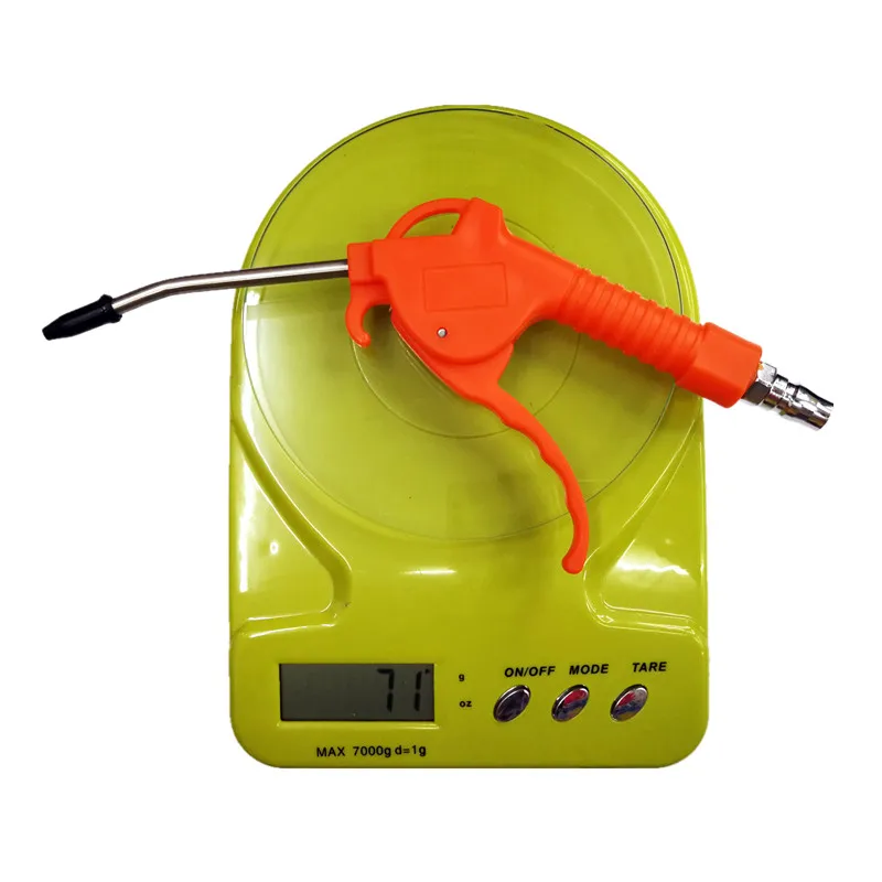 
Air Blow Gun Plastic Dust Gun with High Strength Stainless Steel Pipe -Strong Concentrated Nozzle Rubber Cap 1/4 PT STEEL 255mm 