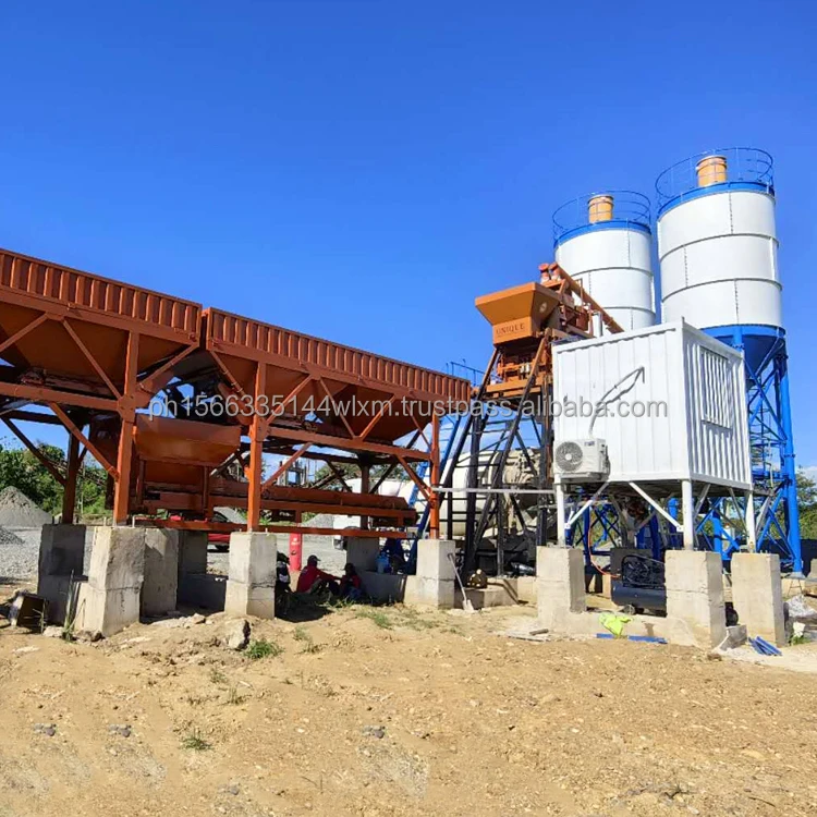 Hopper type Concrete mixing equipment for the construction industry HZS35 Concrete Batching Plant