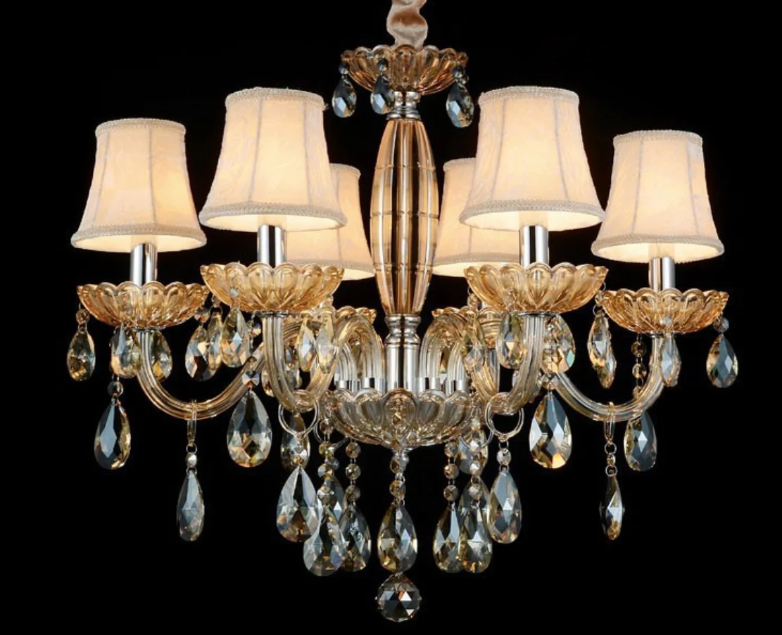 DLL luluxury chandelier pendant light lampshade chandaria light chandelier for dinning light crystal chandelier