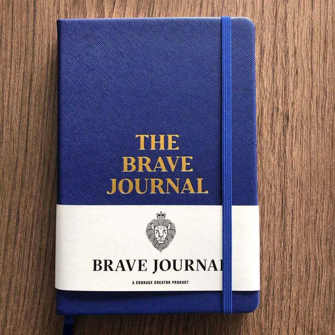 
Custom A5 Hardcover Leather Planner With Pocket 