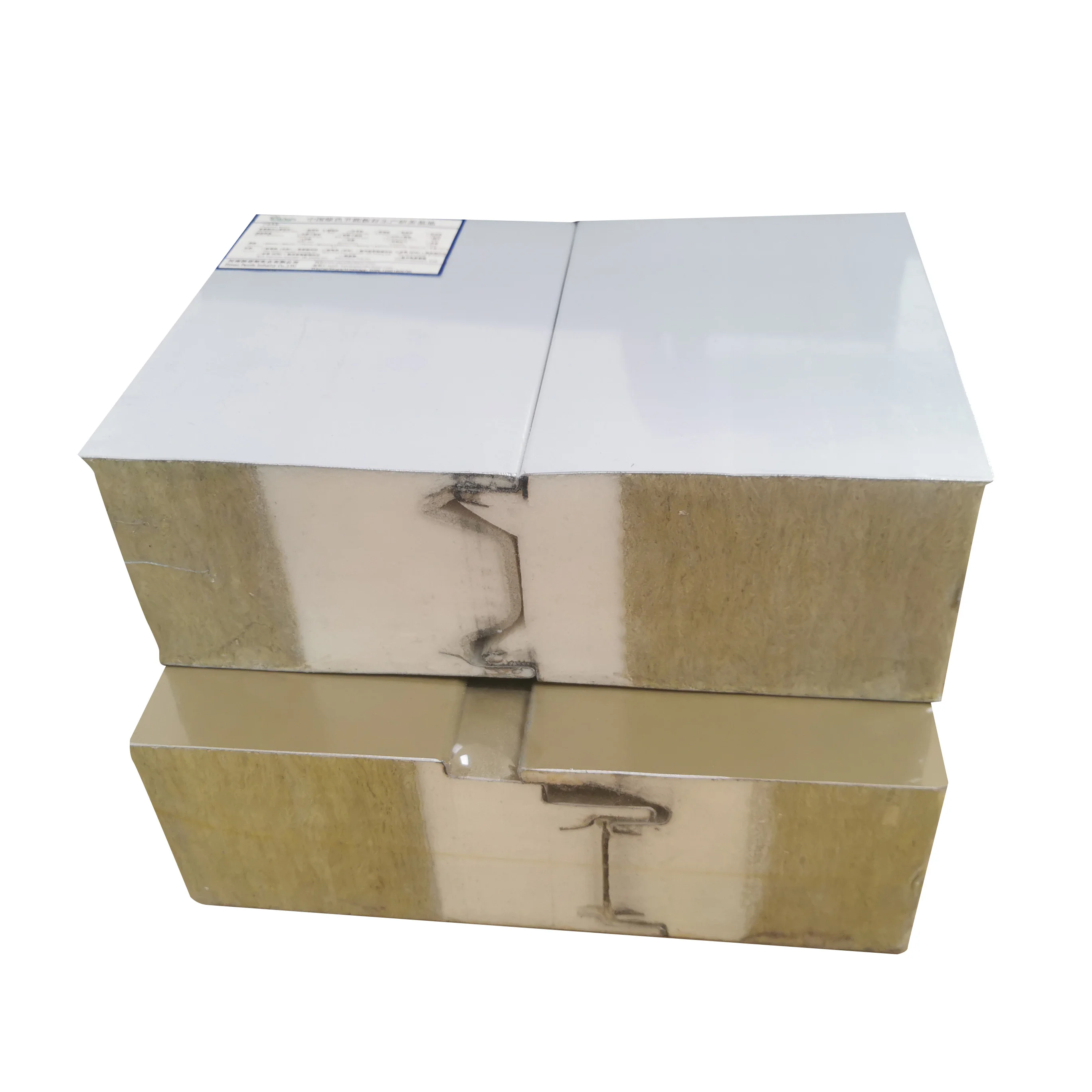 Durable rock wool sandwich wall panels rock wool panels made by ISO certificated factory in good price made in China