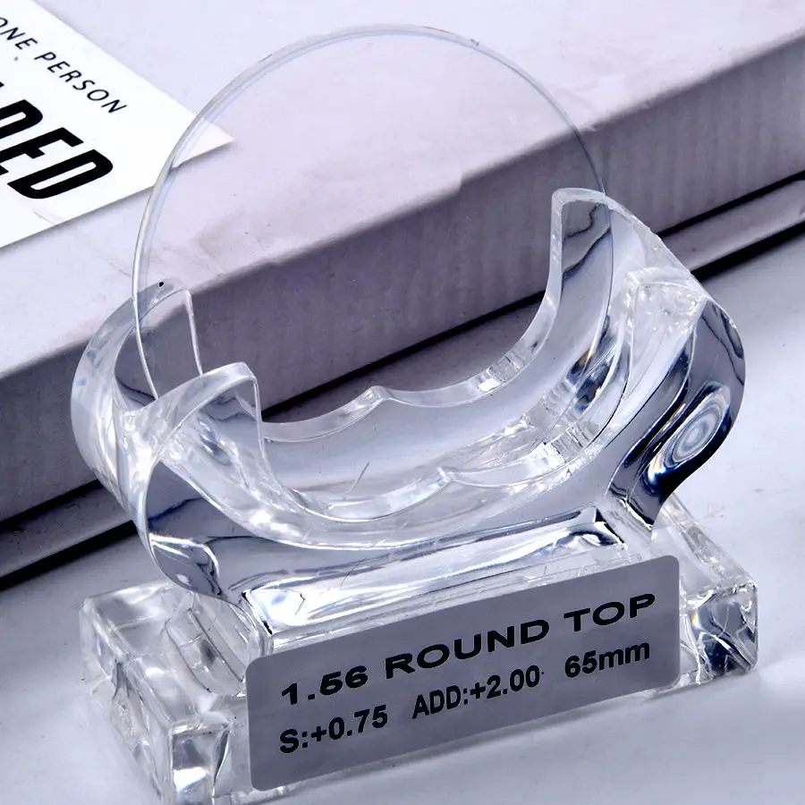 High Quality Bifocal 1.56 Round Top Rt/ft Photogrey Photochromic HMC Optical Eyeglasses Lens