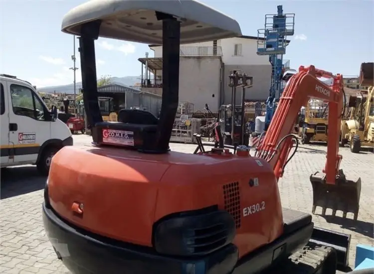 HITACHII EX30 Secondhand Digger for Home Used Small Crawler Excavator 3 Ton Shanghai Provided Bangladesh Original 1 Set Orange