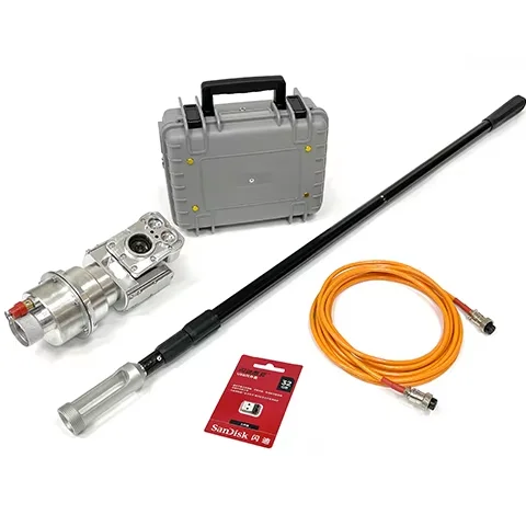 2-5M Portable Anti-explosion Manhole Pole Camera with 10 inch screen suitable for large spaces and complex working conditions