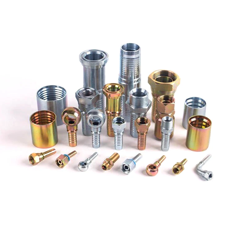 Factory Direct Price Carbon Steel JIC BSP Flange Hydraulic Hose Fitting Connectors