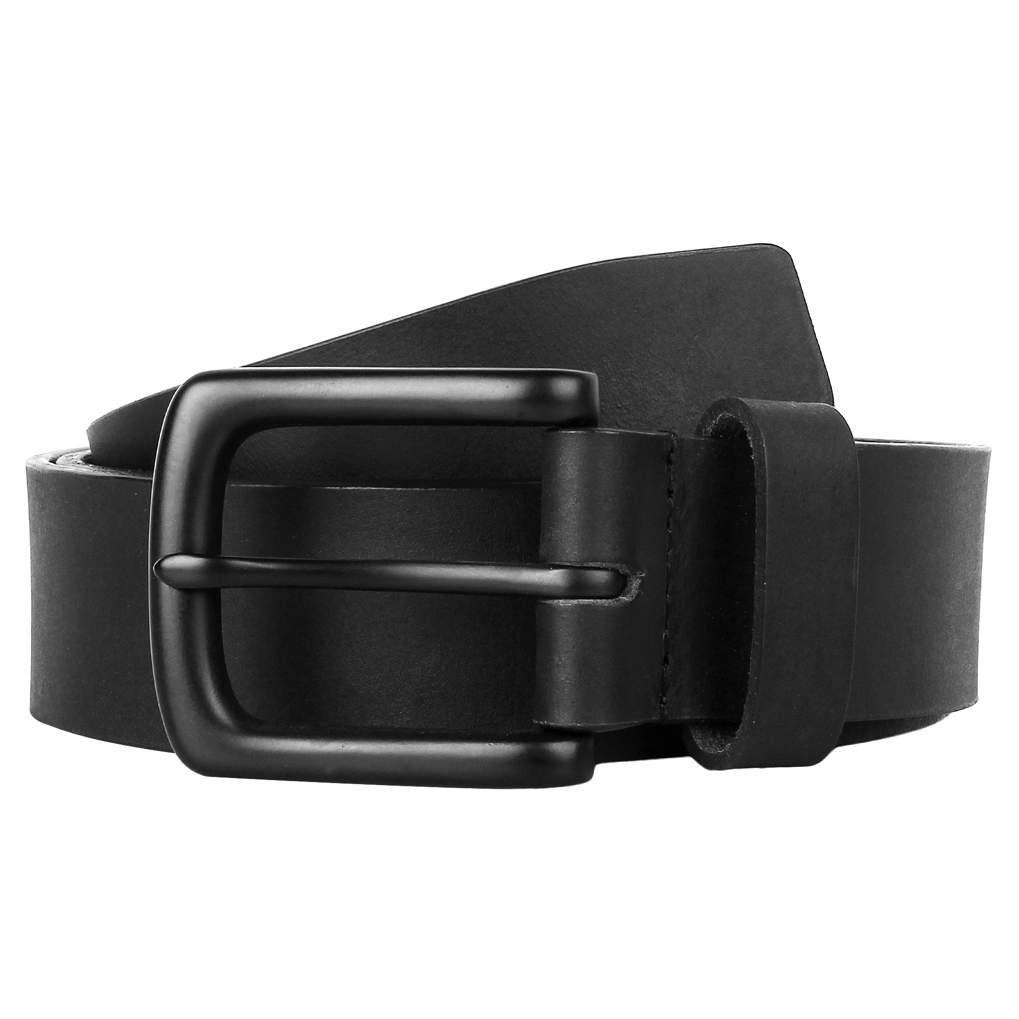 
40-44 inch Handmade Genuine Soft Leather Adjustable Belt Gift for Men Teen Boy Office College School Fashion Dress Black 