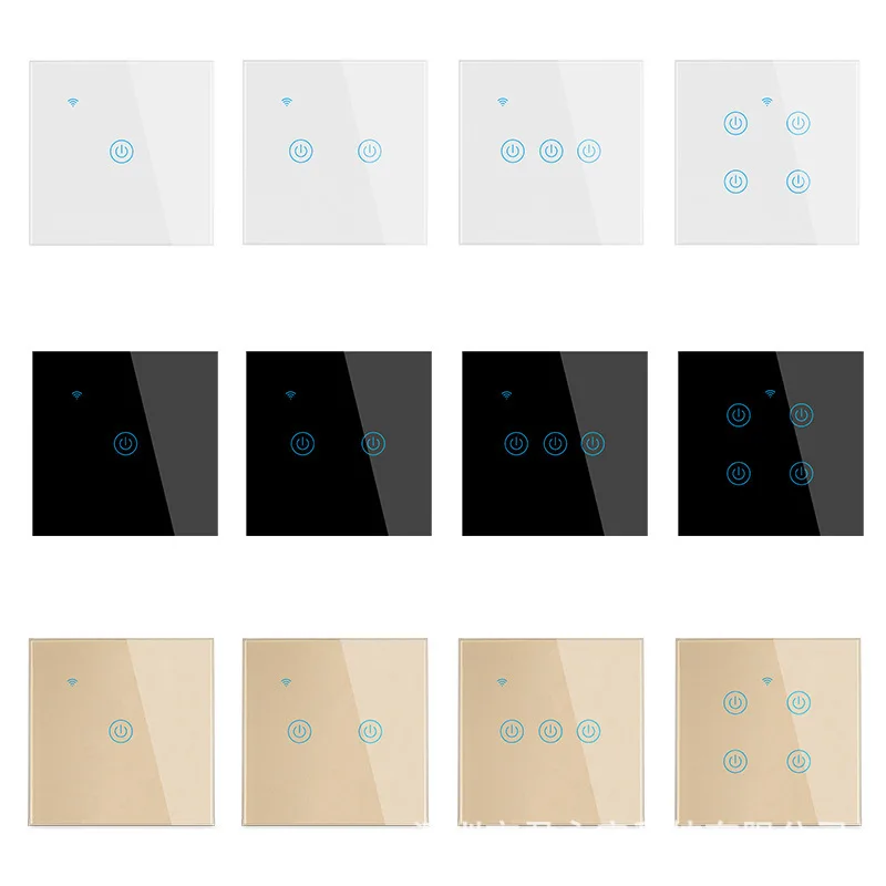 American standard WIFI Switch Smart Home Tuya App Remote Control Smart Timer Switch  wall Switch Work with Google Home Alexa