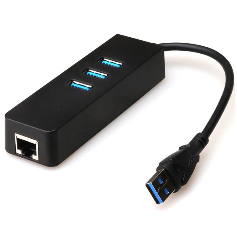 USB 3.0 Male To Gigabit Ethernet RJ45 Jack Adapter