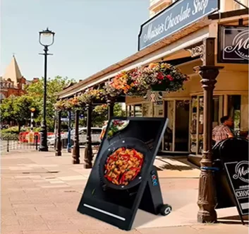 49-Inch Portable Waterproof LCD Advertising Screen Display Android TFT Digital Signage for Video Floor or Stand Installation