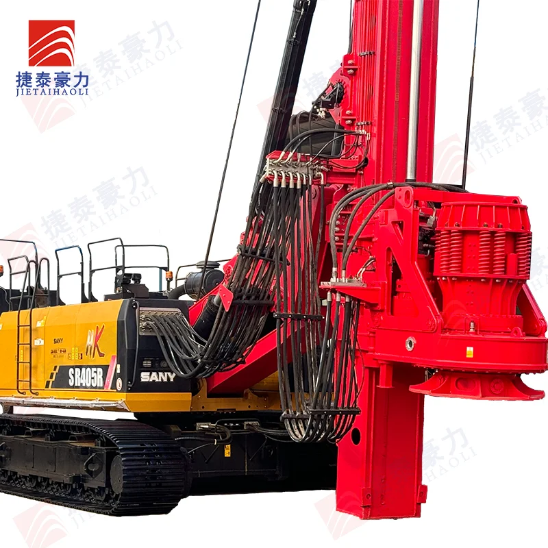Hot sell drill rig machine SR405R HK with Sany chassis for rotary construction