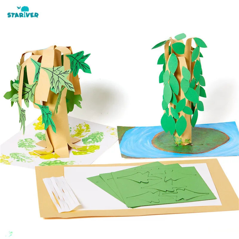 School Supplies DIY Activities Learning Toys Kids Gifts Paper Plate Crafts Kits Toys Arts and Crafts for Kids