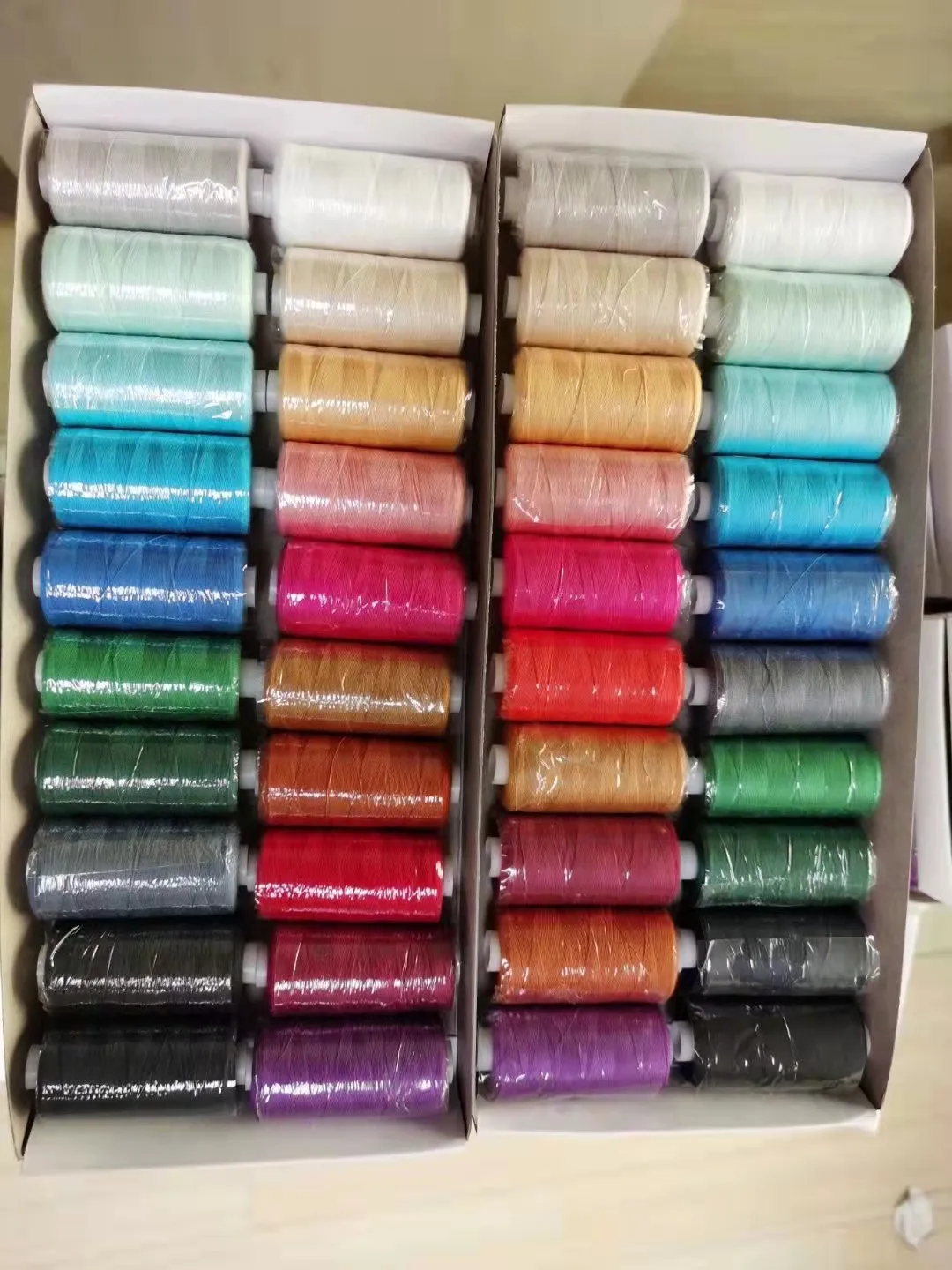 Hot Sale Factory Sale 100% Polyester Sewing Thread Elastic Thread 30/3 3000y