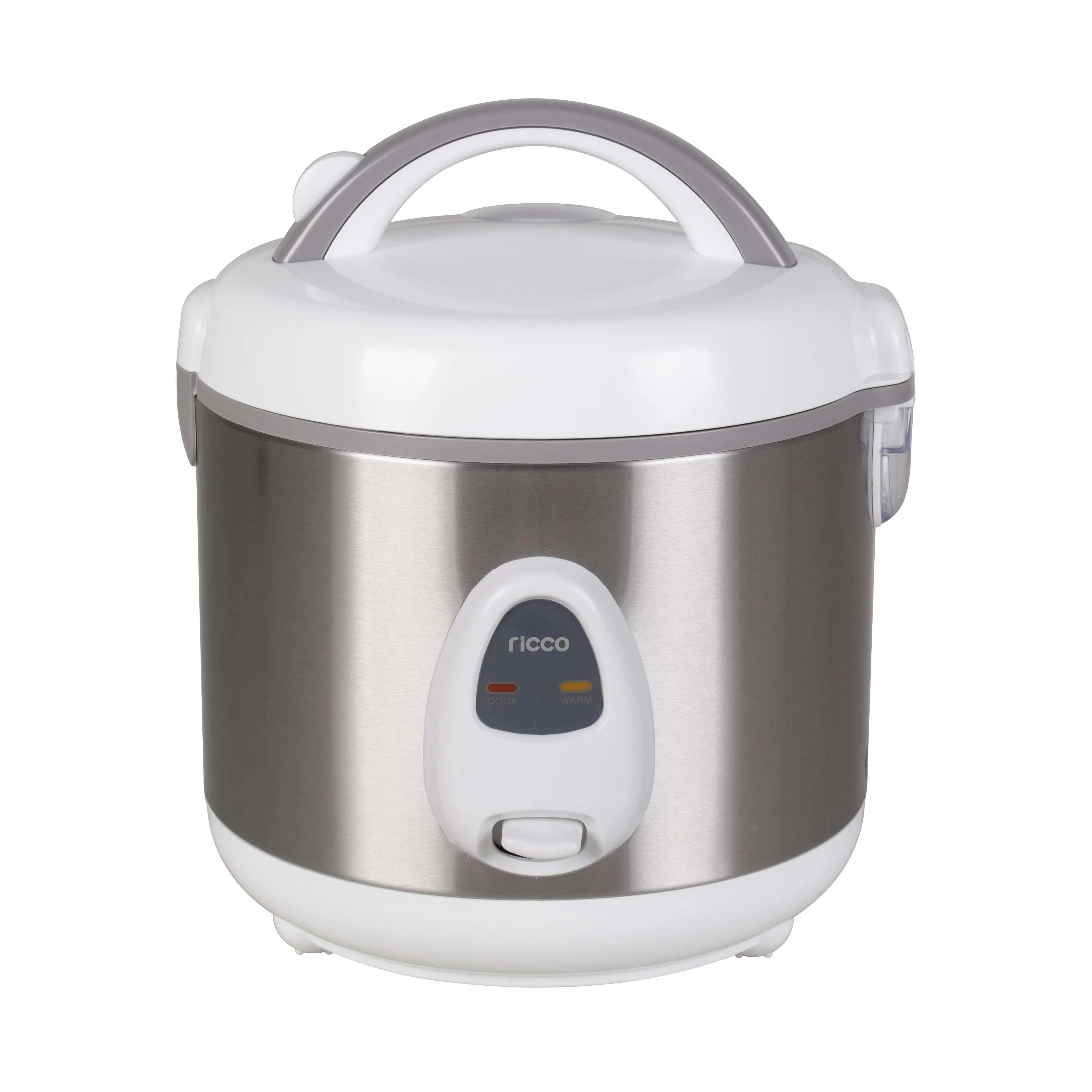 Рисоварка маленького размера Делюкс 1 л корпус S/S пластиковая крышка и основание новый