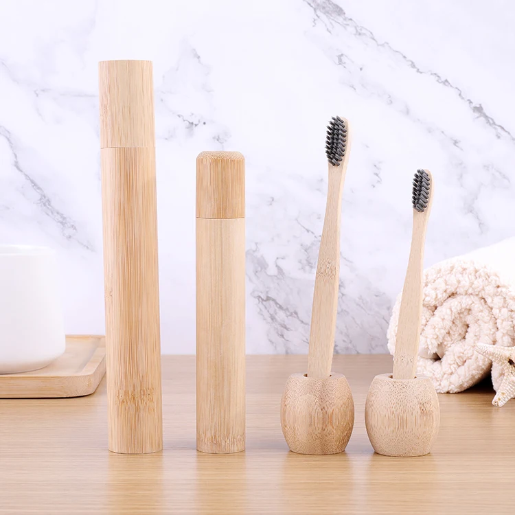 Eco friendly organic charcoal bamboo toothbrush bamboo products free sample