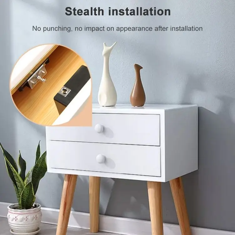 Vians Black TT замок мобильного телефона, электронный Rfid смарт-хранилище, магнитный невидимый скрытый смарт-шкаф, ящик, замок для сауны