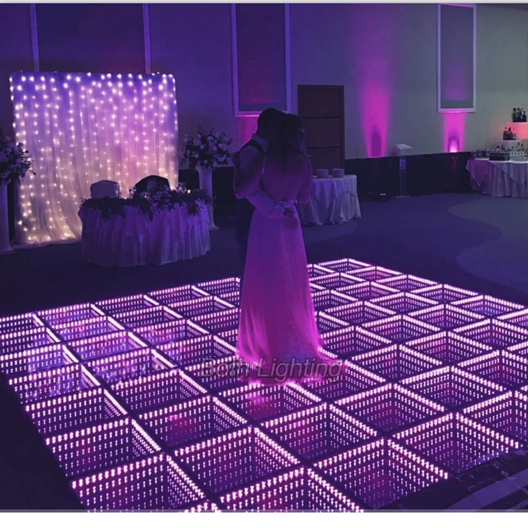 hot selling Night Club wireless interactive dance floor 3d dance floor