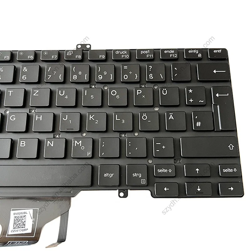 New Original Backlit Teclado GR German Laptop Keyboard For Dell Latitude 7400 E7400 L3400 5400 Deutsch DE 0VWKCT