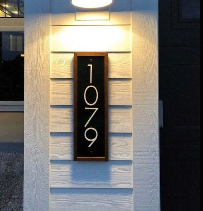Modern Door Plates Hotel Door Number Custom Door Sign Plate For Apartment
