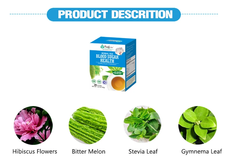 herbal nature Chinese lowing blood sugar healthy tea