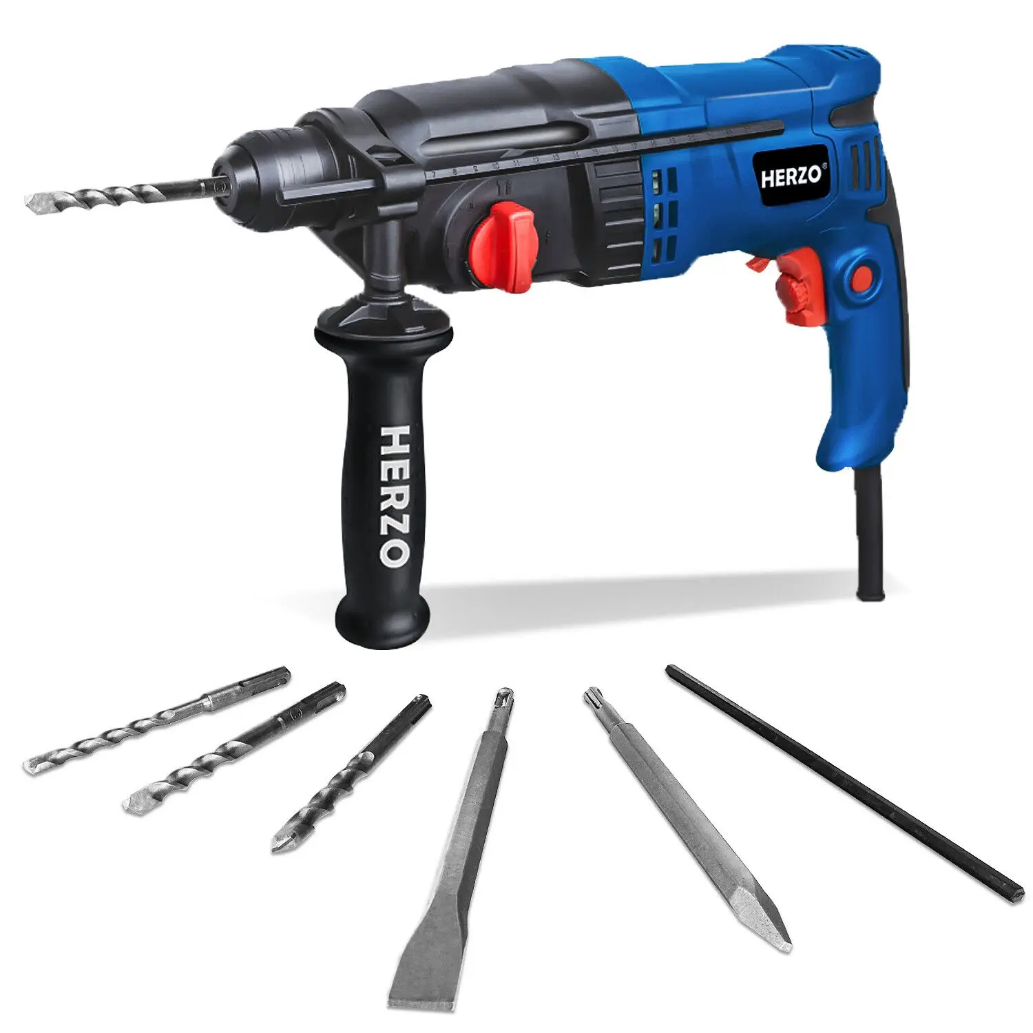 HERZO Wire 800W Electric Hammer Drills 220V Breaker Drilling Machine Drills Electric Rotary Hammer