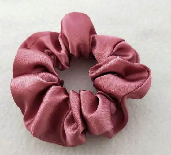 Scrunchies Ties Bulk Satin Women Elastic Wholesale Cheap Fabric Ponytail Hair Scrunchies