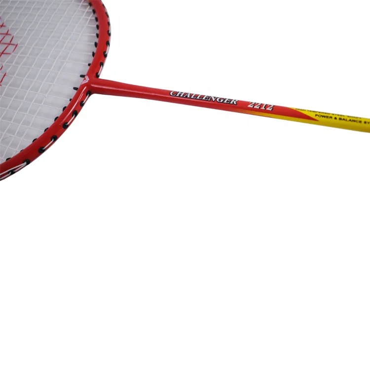 Light Weight Slim Steel Beginners Badminton Racket Set with Shuttlecock Entry Level