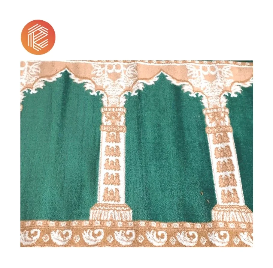 Muslim wall to wall prayer carpet roll mosque karpet masjid