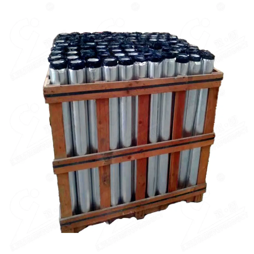 UV resistant aluminum foil membrane self adhesive waterproof tape for metal roof skylights gutters commercial window flashing