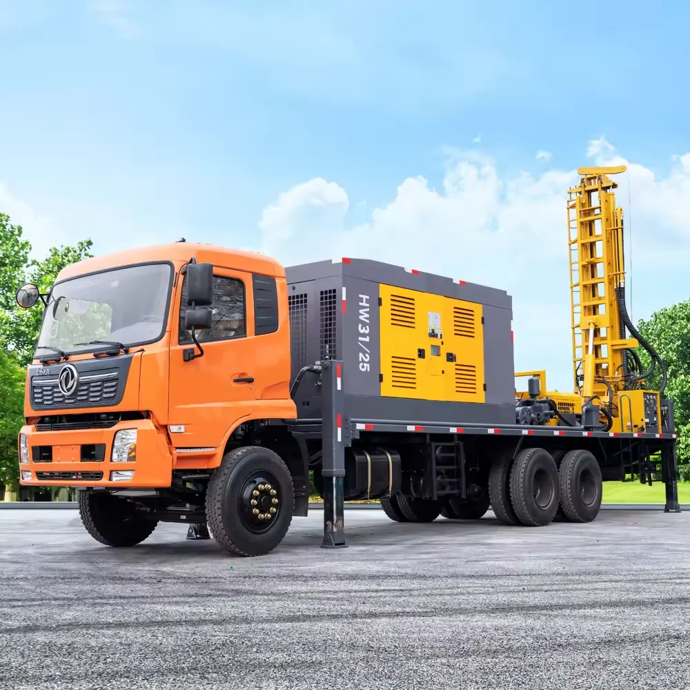 300 meters depth borehole drilling rig machine water well drilling trucks for sale