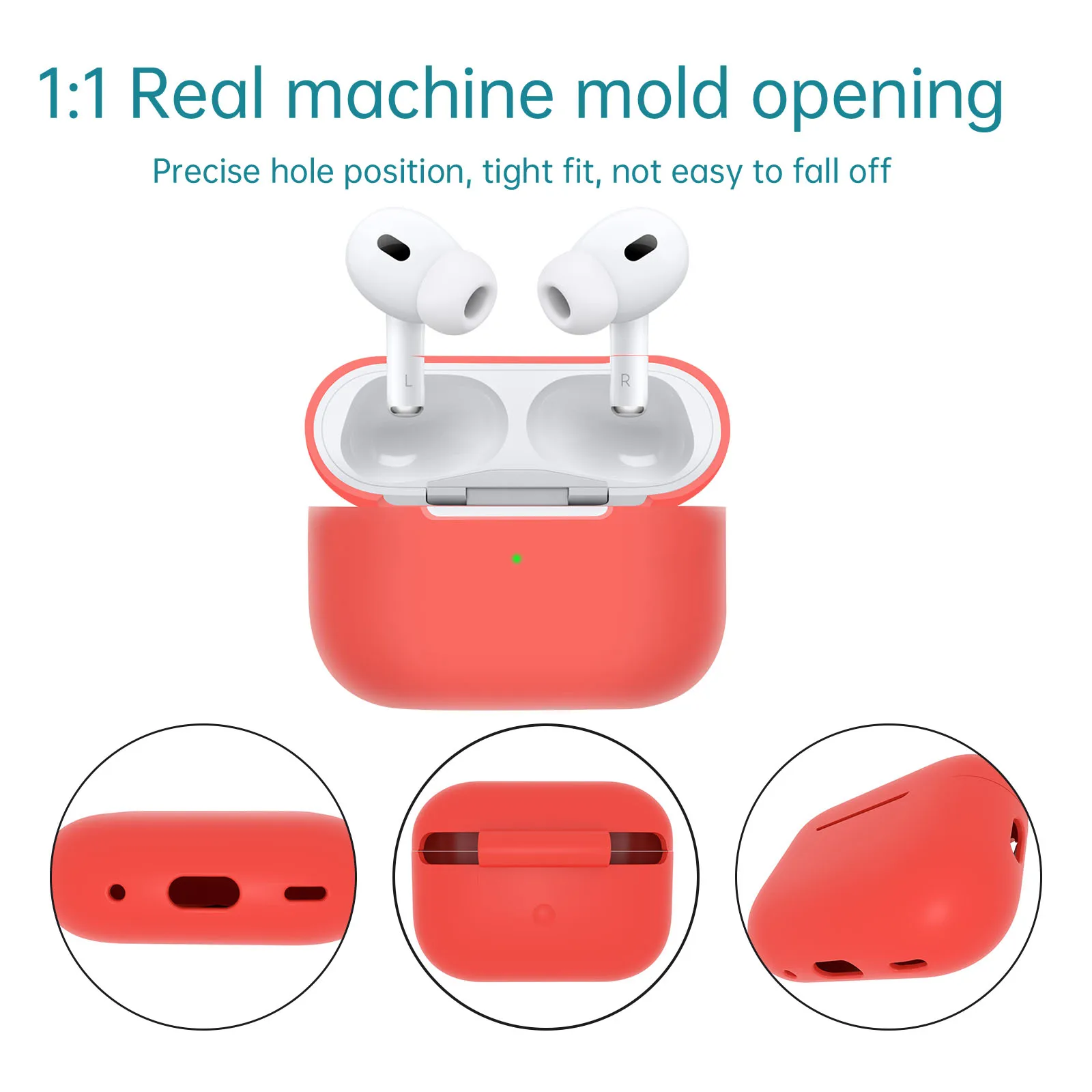 Оптовая продажа тонкий чехол для Airpods Pro 2 силиконовый