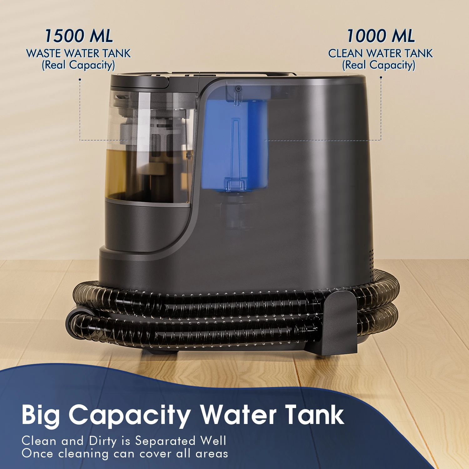 Best Carpet Washing Cleaning Vacuum 99℃ High Temperature Deep Sterilization Portable Fabric Sofa Steam Cleaner for Home