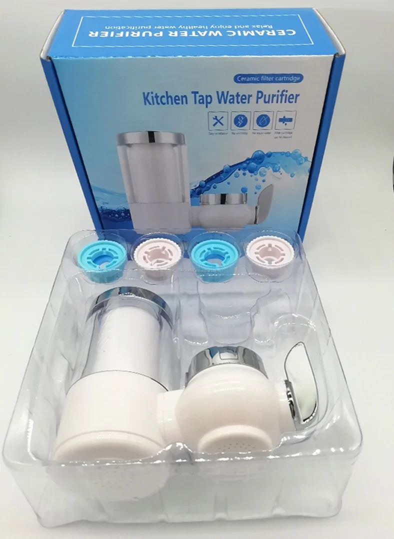Factory Supply 4 STAGE Filter Water Tap , Faucet Water Purifier for Kitchen,  Bathroom Filtro De Agua
