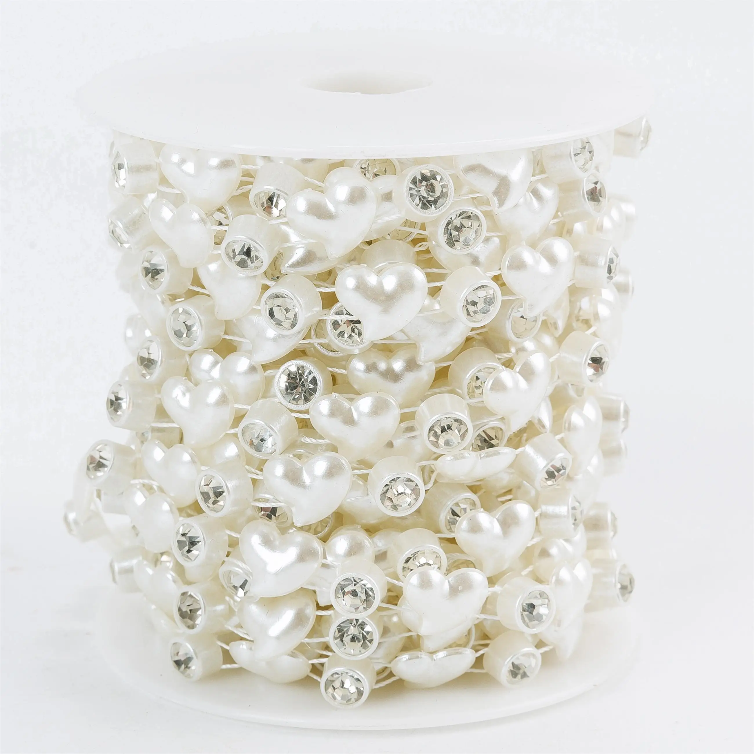 Hot Selling Wholesale Amazon Clear Fabric Crystal Ribbon Trim Glass Rhinestone Chain Strass Applique Banding Crafts