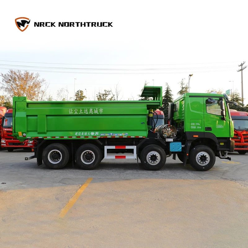 Foton Auman Gtl Heavy Truck Luxury Version 440HP 8X4 5.4m LNG 12 Wheel Dump Truck