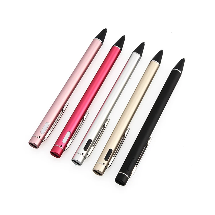 Universal Rechargeable Capacitive Touch Screen mini stylus pen For iPhone iPad Samsung