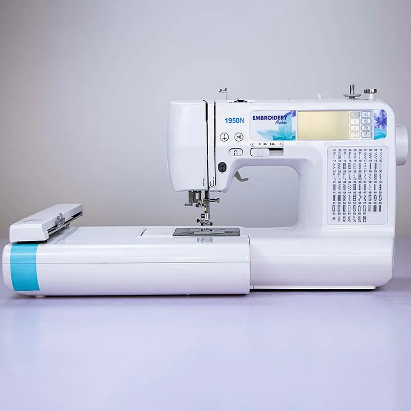 China Automatic Household ZY1950N Computerized Sewing and Embroidery Machine Single Head Multi-Stitch with Reliable Motor Gear
