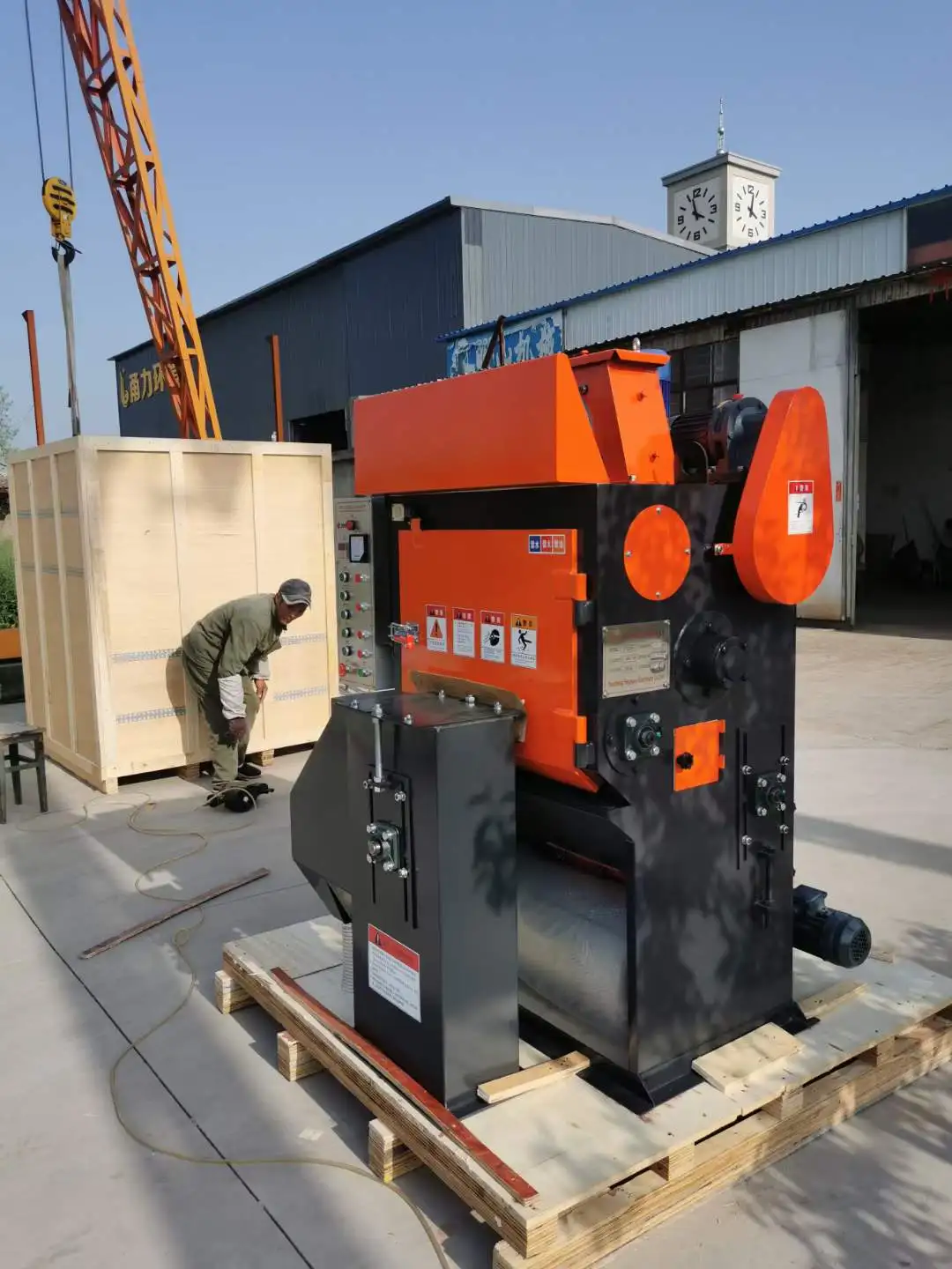 Improvement of Continuous Production Process type Crawler Shot Blasting Machine